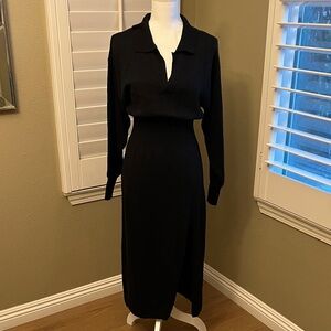 FP Beach by Free People Black Long Sleeve Dress